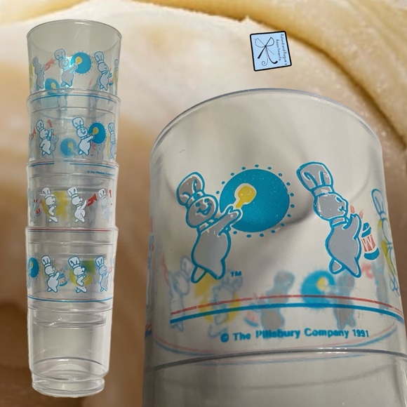 Pillsbury Other - SOLD The Pillsbury Company Doughboy 1991 4-ct Cups